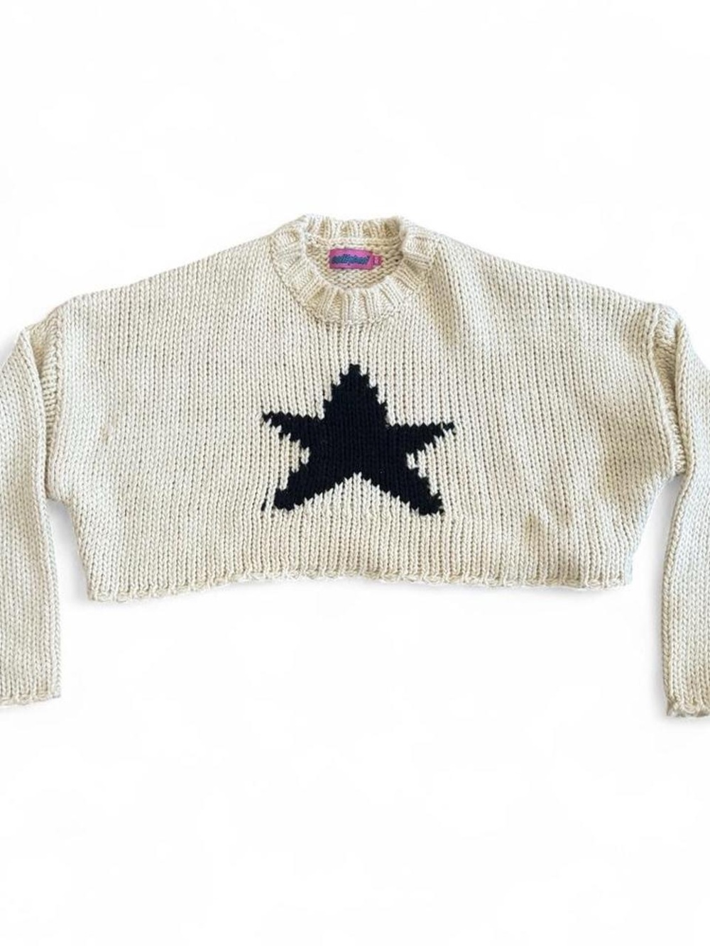 Edikted Mega Star Cropped Sweater